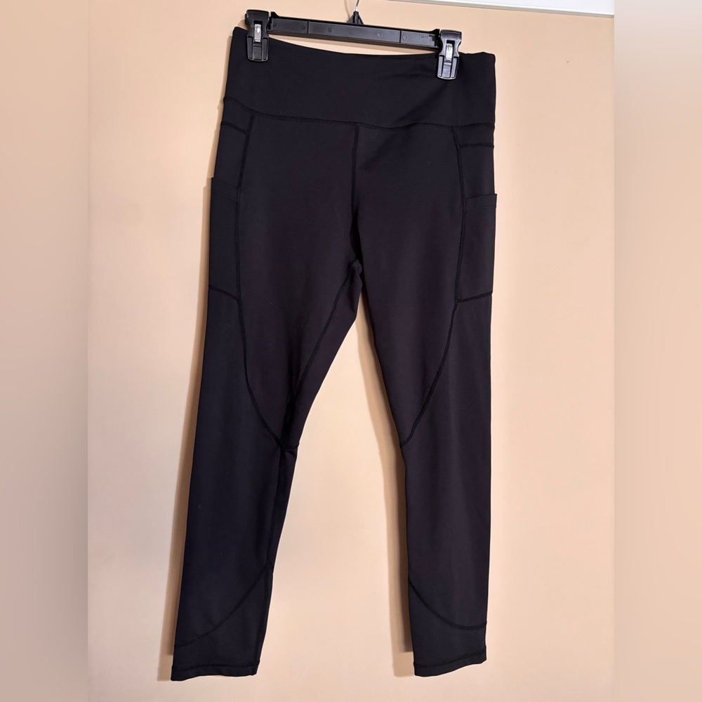 Zyia Women's Black Leggings with Pockets
